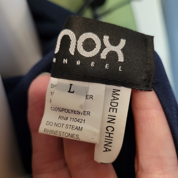 NOX apparel 2 piece formal beaded dress - L.   M - Picture 8 of 11